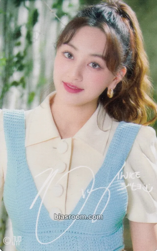 TWICE - Jihyo - JYPJapan Pop-Up Shop 2021 Event pop-up store clear (translucent) purchase benefit japan