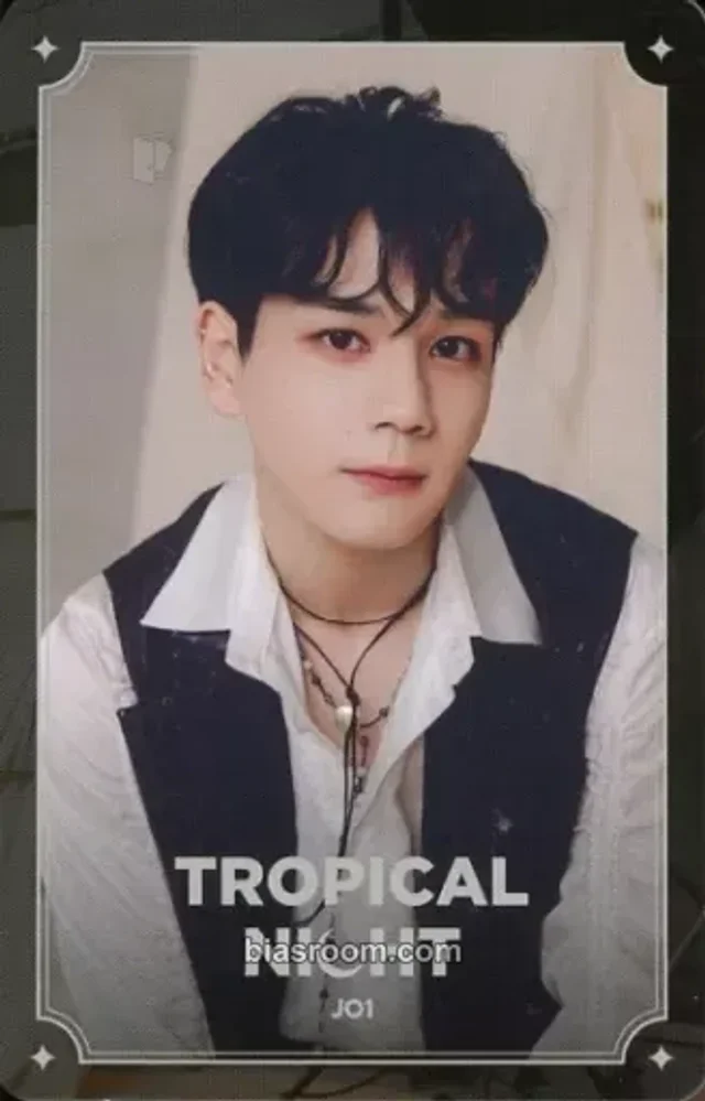 JO1 - Issei Mamehara - TROPICAL NIGHT Album album photocard standard version