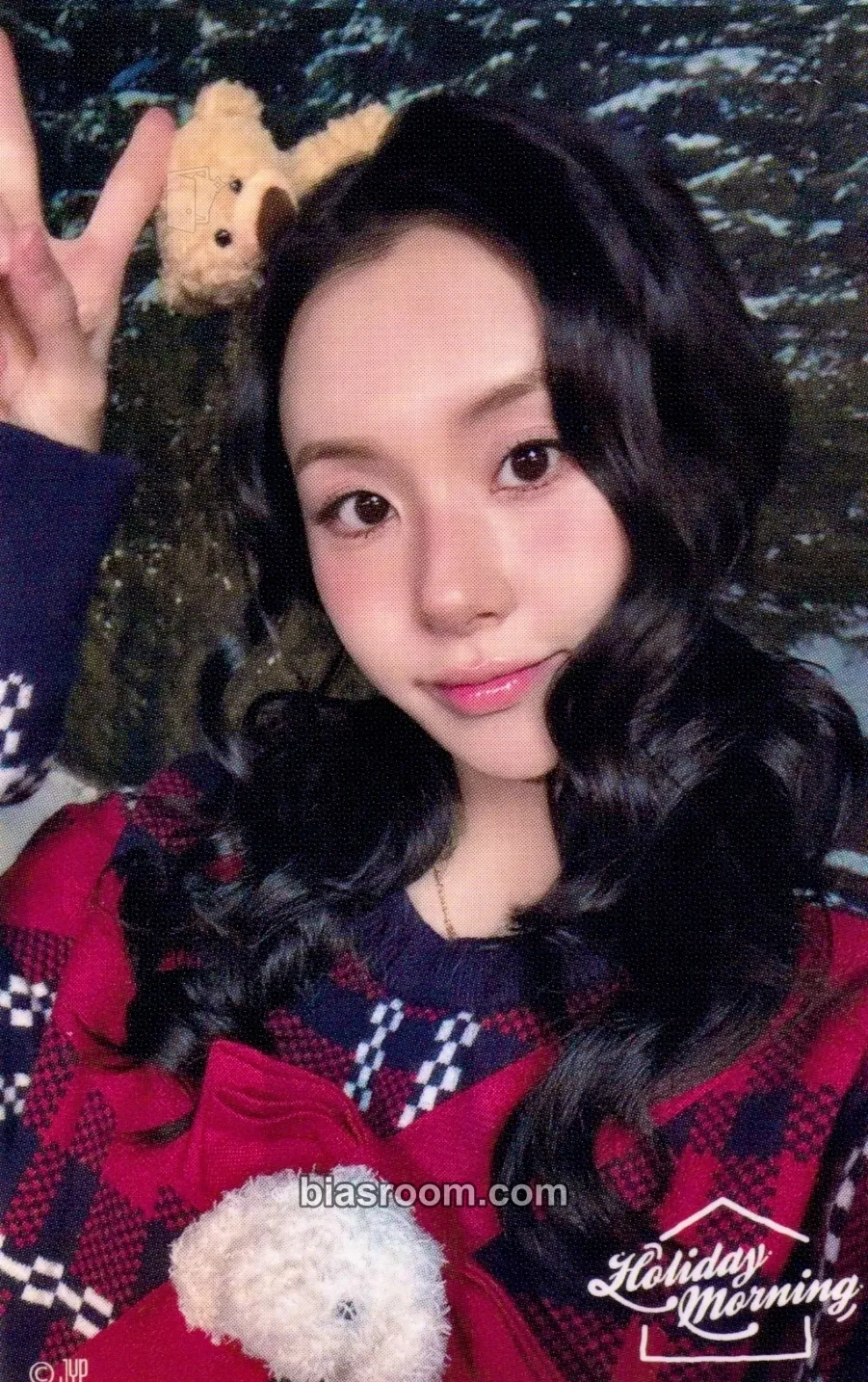 Chaeyoung 2025 JYP JAPAN POP-UP "Holiday Morning" Photocard - TWICE - TWICE K-pop photocard
