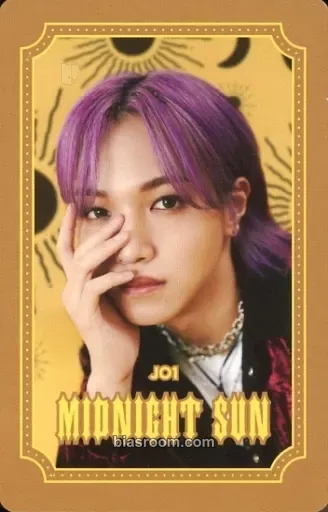 Shosei Ohira MIDNIGHT SUN Photocard - JO1 - JO1 K-pop photocard