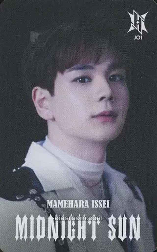 Issei Mamehara JO1 MIDNIGHT SUN  K-pop photocard
