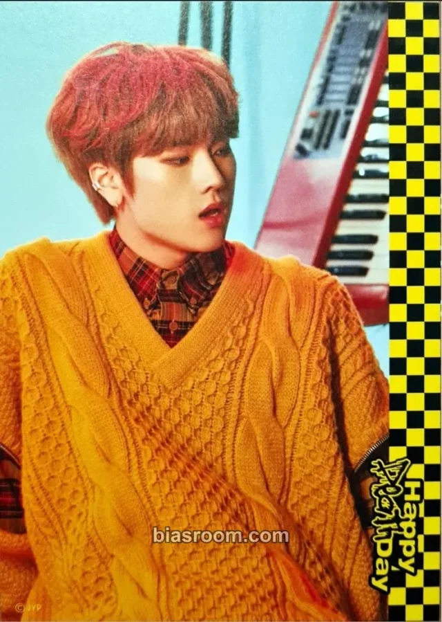 Xdinary Heroes - Jungsu - Happy Death Day Album merch inclusion double-sided message card member version printed autographed