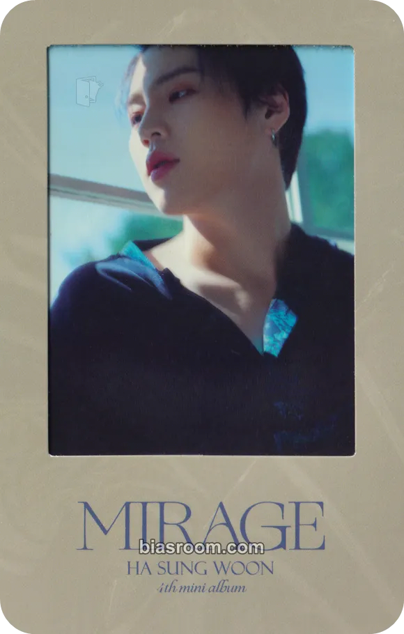 Ha Sung Woon MIRAGE Photocard - Ha Sung Woon K-pop photocard