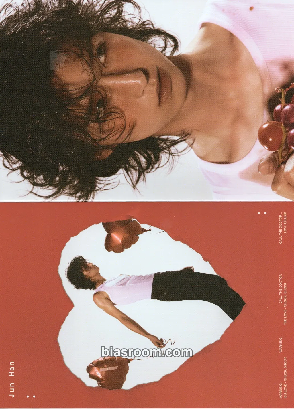 Jun Han LXVE TO DEATH Photocard - Xdinary Heroes - Xdinary Heroes K-pop photocard