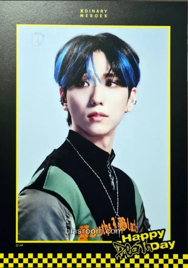 Xdinary Heroes - Gunil - Happy Death Day Album merch inclusion profile set double-sided member version