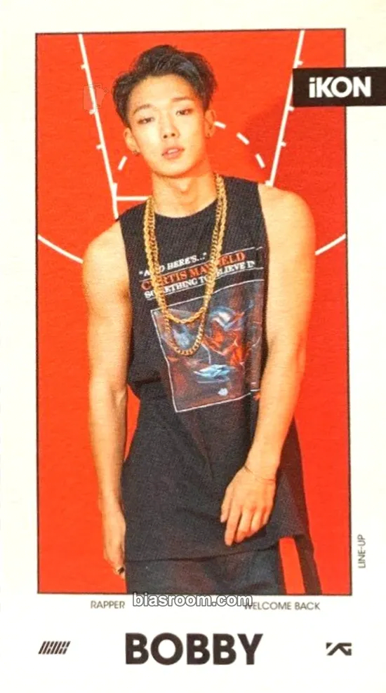 Bobby Welcome Back (Half Album) Photocard - iKON - iKON K-pop photocard