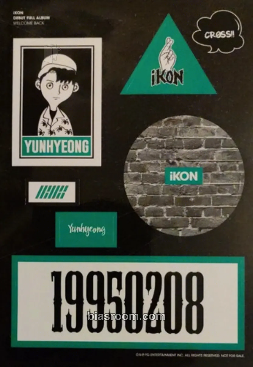 Song Welcome Back - Full Photocard - iKON - iKON K-pop photocard