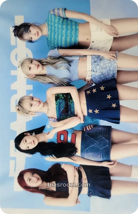 'Fearnada' 2024 S/S - Japan Photocard - LE SSERAFIM - LE SSERAFIM K-pop photocard