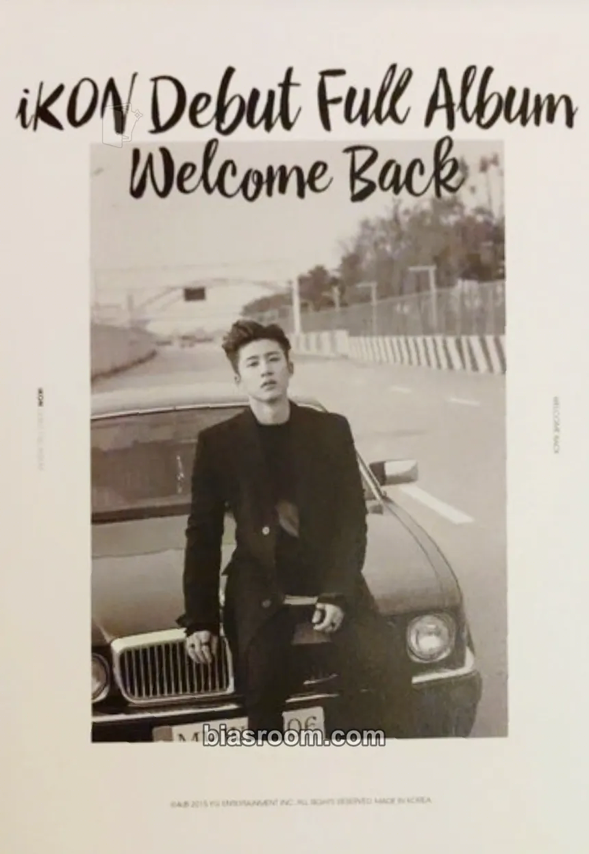 B.I Welcome Back - Full Photocard - iKON - iKON K-pop photocard
