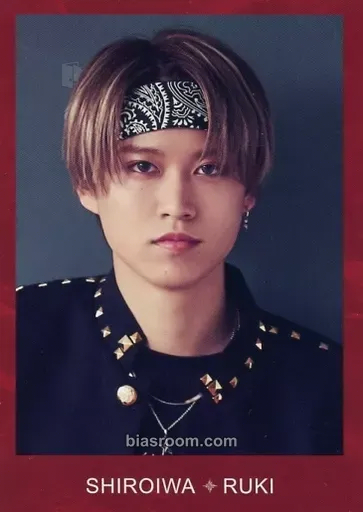Ruki Shiroiwa STARGAZER Photocard - JO1 - JO1 K-pop photocard