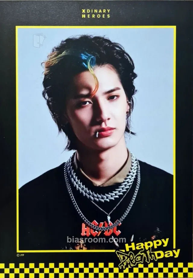 Xdinary Heroes - Jooyeon - Happy Death Day Album merch inclusion double-sided profile set member version