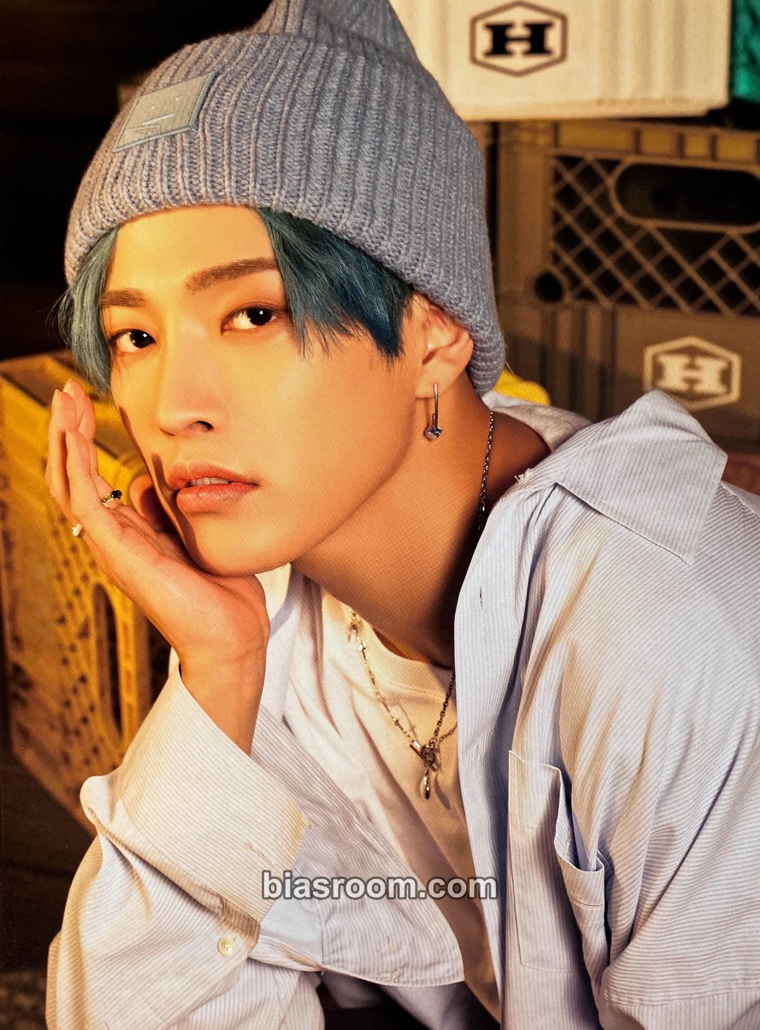 Hongjoong 2021 Season's Greetings Photocard - ATEEZ - ATEEZ K-pop photocard