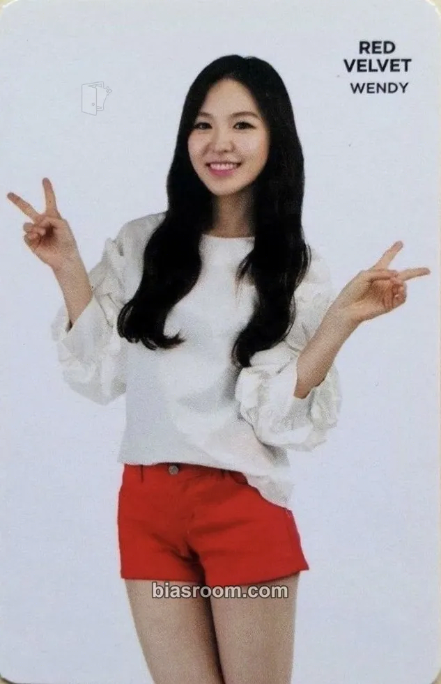 Wendy SM Merchandise Collections Photocard - Red Velvet - Red Velvet K-pop photocard