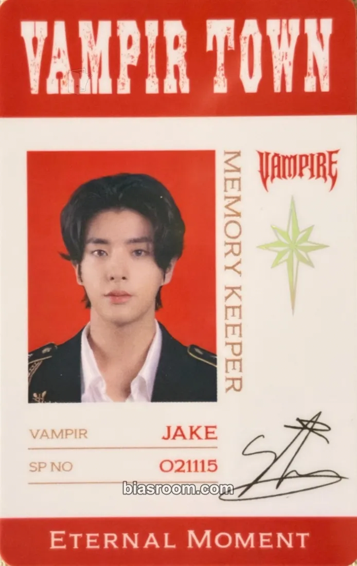 Jake ENHYPEN WORLD COUPON CARD COLLECTION Photocard - ENHYPEN - ENHYPEN K-pop photocard