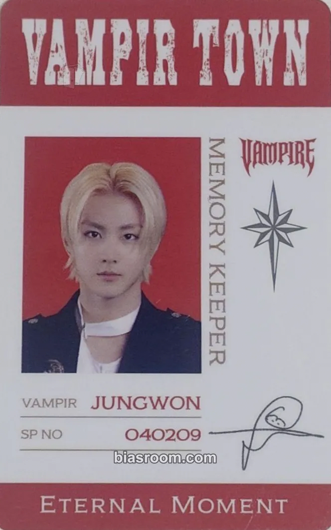 Jungwon ENHYPEN WORLD COUPON CARD COLLECTION Photocard - ENHYPEN - ENHYPEN K-pop photocard