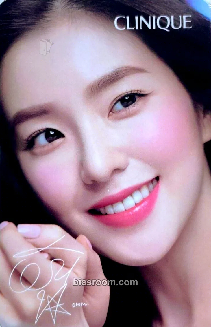 Irene Clinique x IRENE Photocard - Red Velvet - Red Velvet K-pop photocard