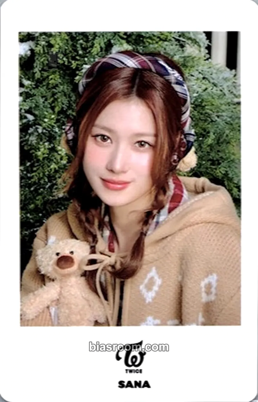 Sana 2025 JYP JAPAN POP-UP "Holiday Morning" Photocard - TWICE - TWICE K-pop photocard