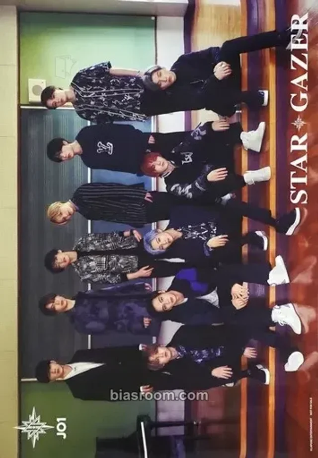 JO1 - STARGAZER Album hmv purchase benefit poster
