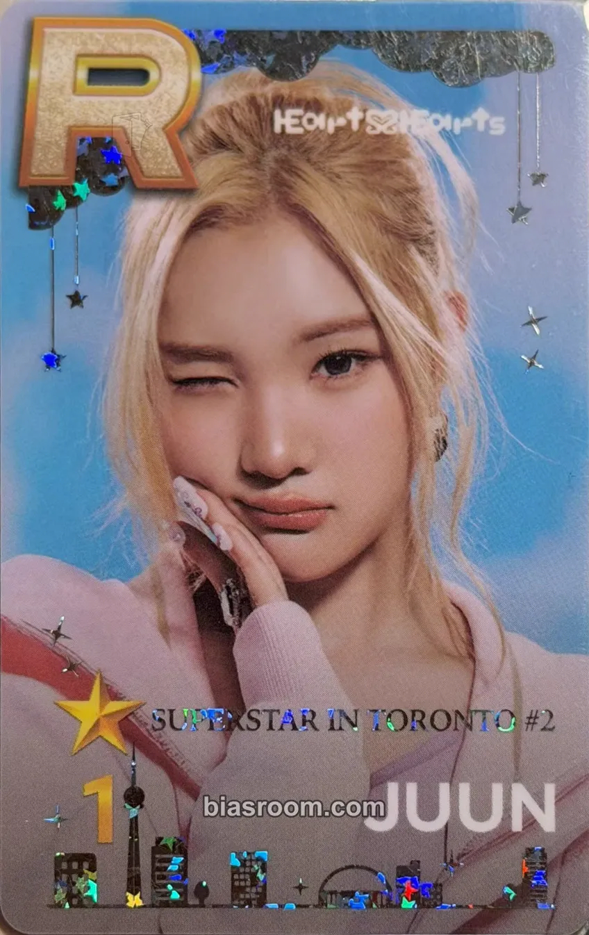 Juun Superstar Photocard - Hearts2Hearts - Hearts2Hearts K-pop photocard