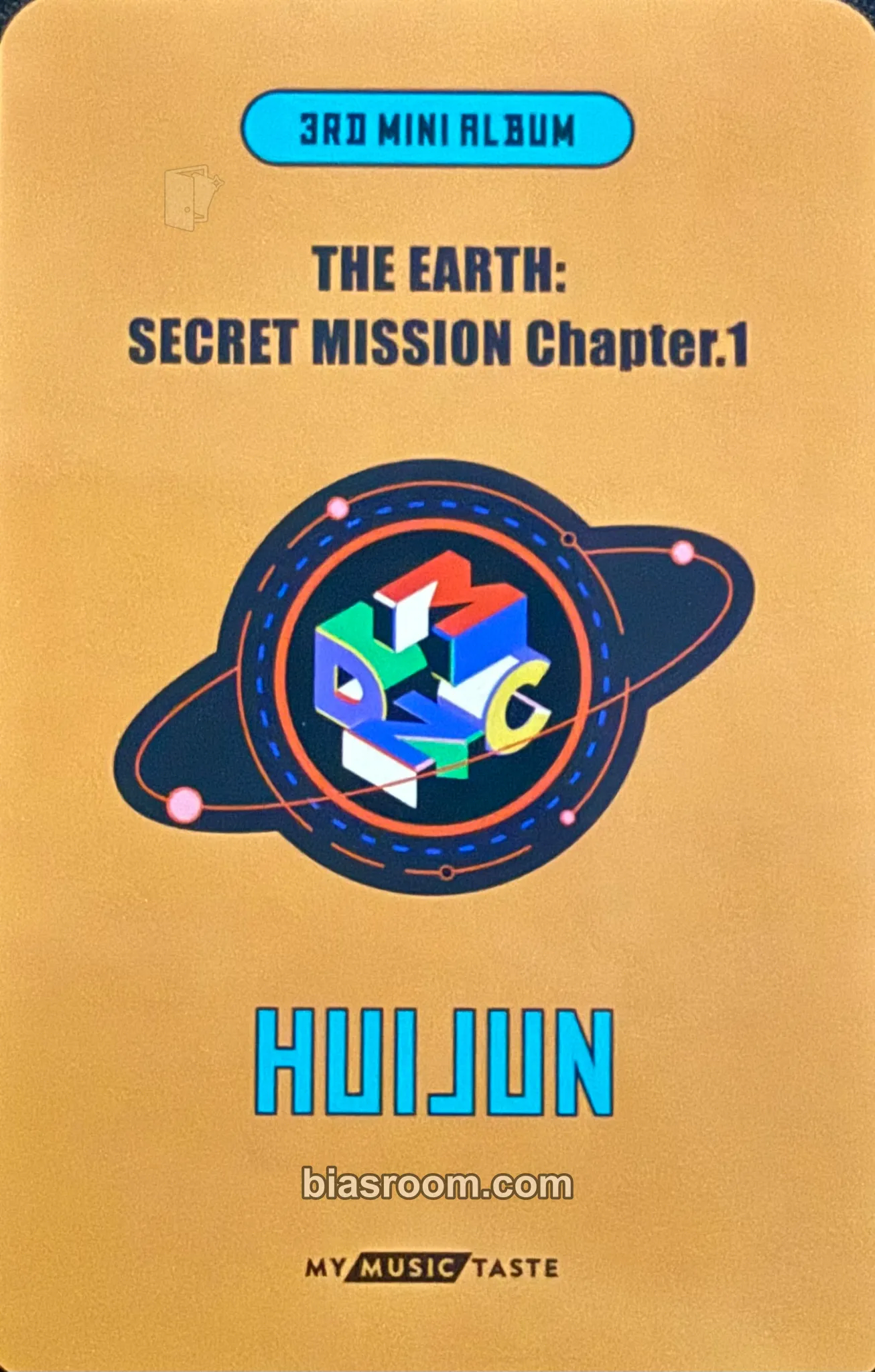 Huijun THE EARTH: SECRET MISSION Chapter.1 Photocard - MCND | Bias