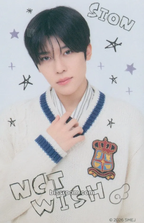 Sion Japan online lottery (January 2026) Photocard - NCT WISH - NCT WISH K-pop photocard