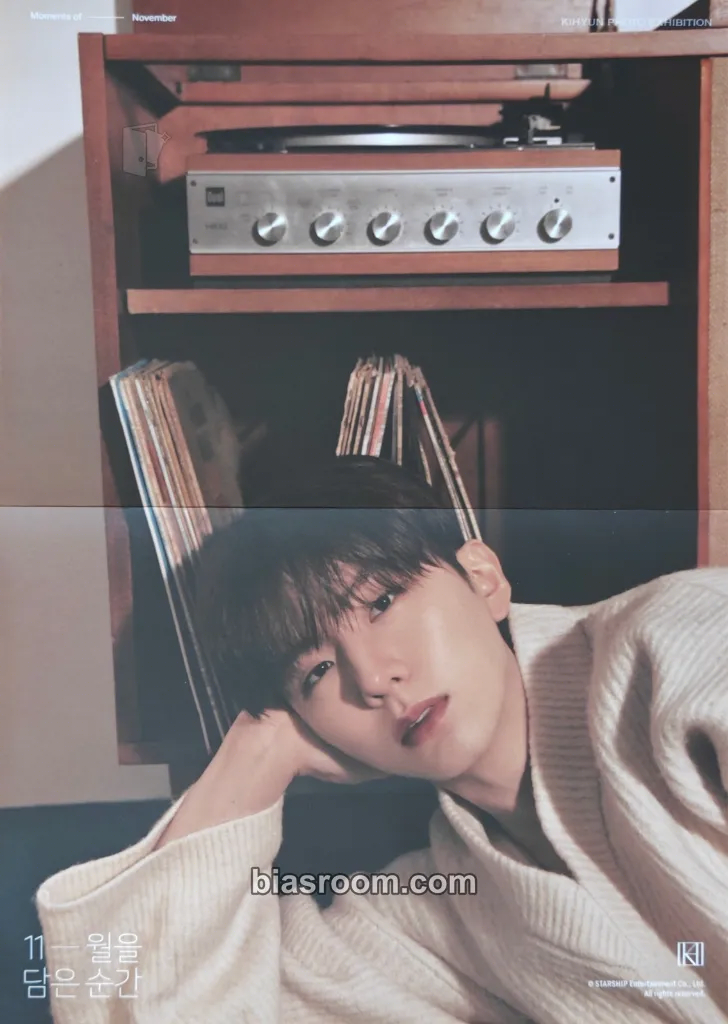 Kihyun Moments of November Photocard - MONSTA X - MONSTA X K-pop photocard