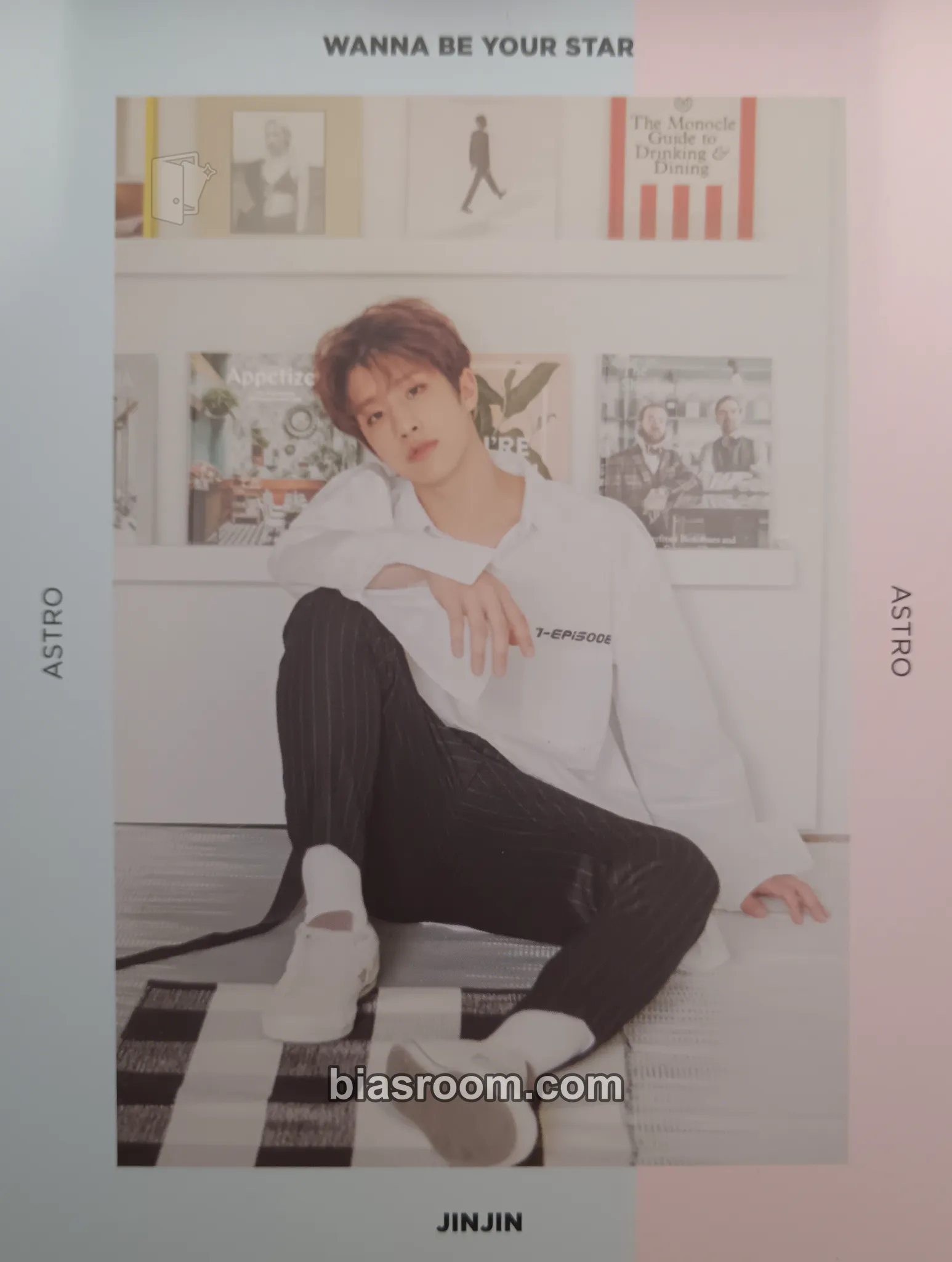 JinJin Wanna Be Your Star 2nd Photobook with MAKESTAR Photocard - ASTRO - ASTRO K-pop photocard