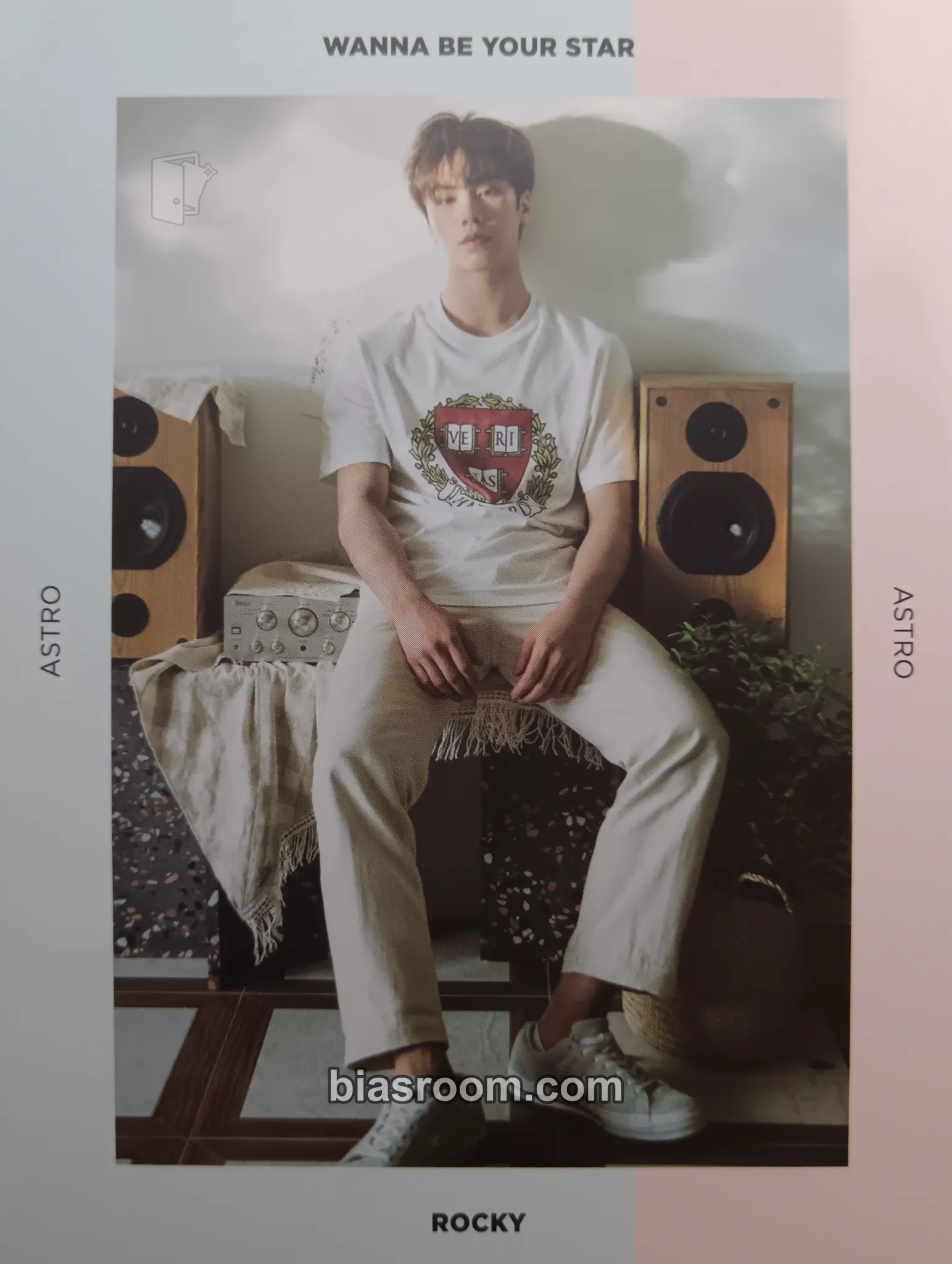 Rocky Wanna Be Your Star 2nd Photobook with MAKESTAR Photocard - ASTRO - ASTRO K-pop photocard