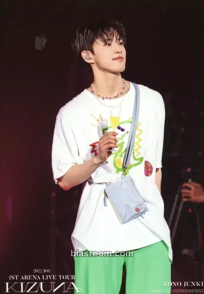 Junki Kono 2022 1ST ARENA LIVE TOUR 'KIZUNA' Photocard - JO1 - JO1 K-pop photocard