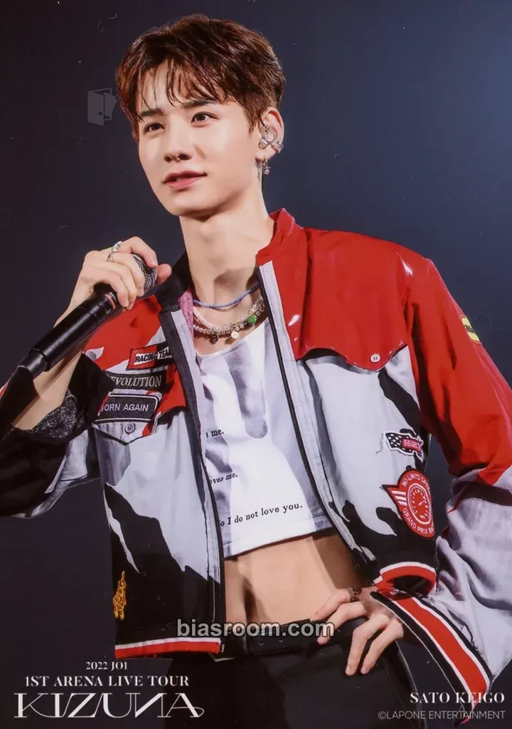 Keigo Sato 2022 1ST ARENA LIVE TOUR 'KIZUNA' Photocard - JO1 - JO1 K-pop photocard