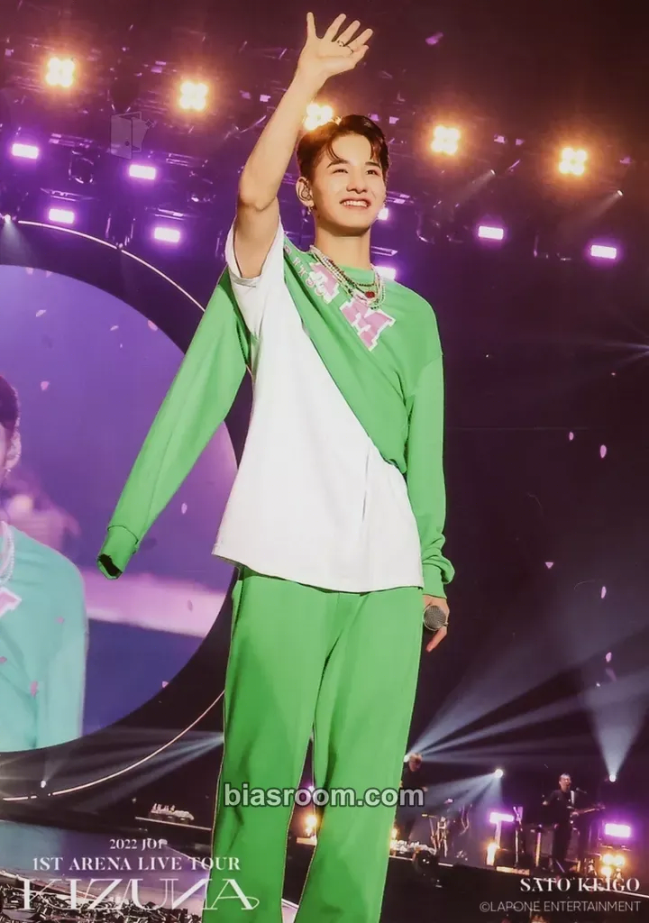 Keigo Sato 2022 1ST ARENA LIVE TOUR 'KIZUNA' Photocard - JO1 - JO1 K-pop photocard