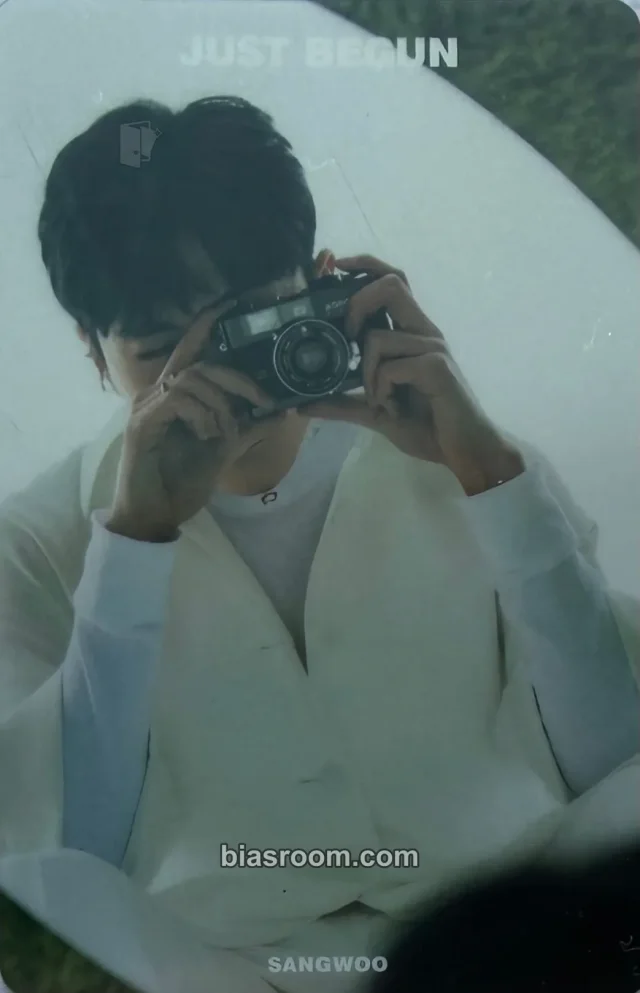 JustB - Sangwoo - Just Begun Album album photocard mirror card