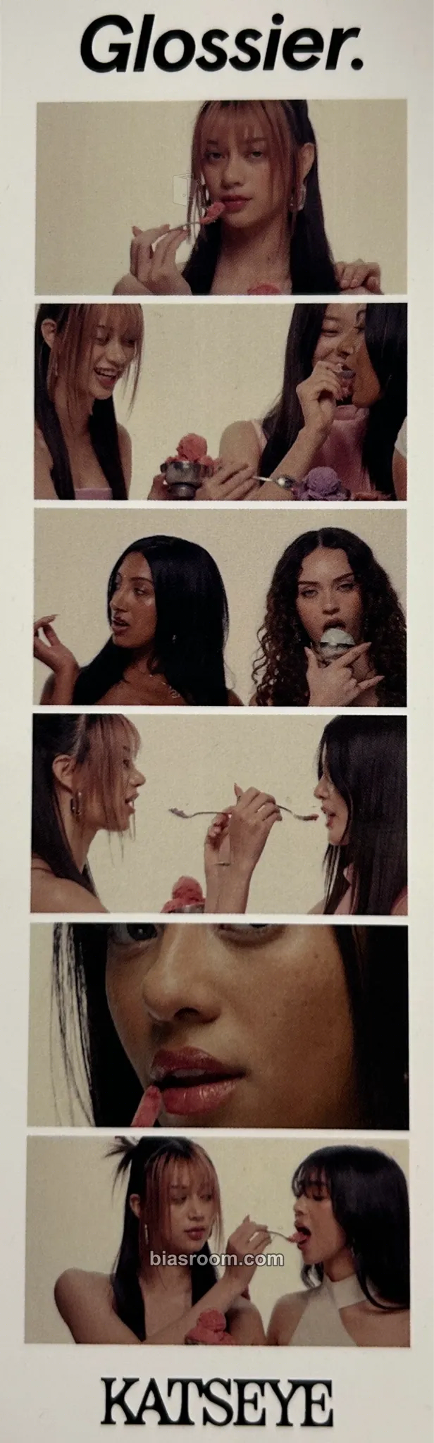 Glossier x KATSEYE Photocard - KATSEYE - KATSEYE K-pop photocard