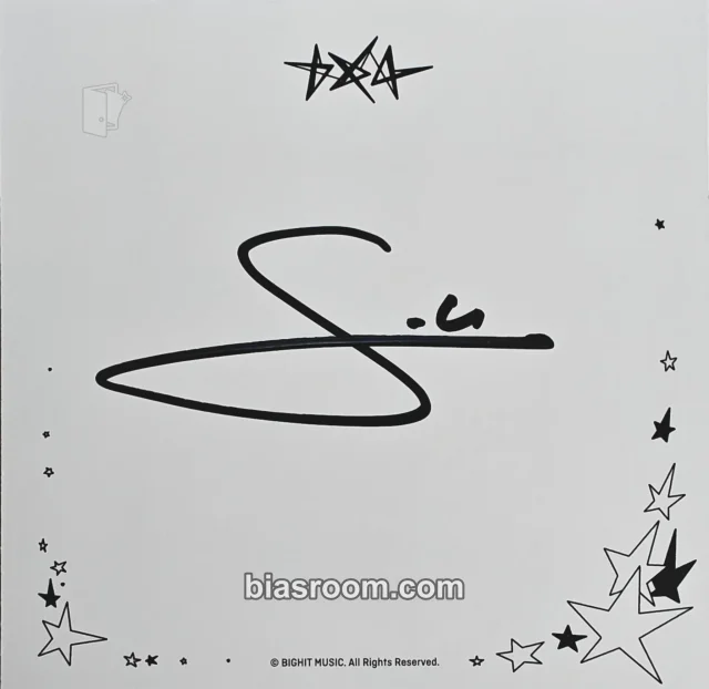 TOMORROW X TOGETHER - Soobin - The Star Chapter: Together Album US exclusive album inclusion signed postcard