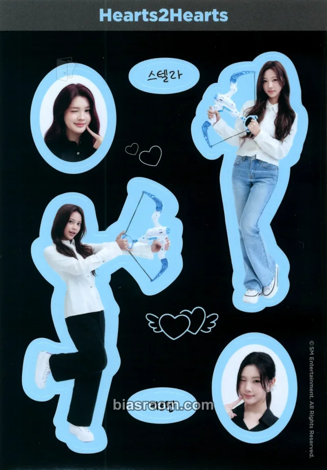 Hearts2Hearts - Other sticker sheet merch inclusion