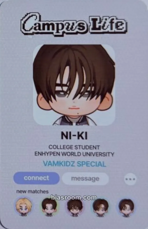 Ni-ki ENHYPEN WORLD COUPON CARD COLLECTION Photocard - ENHYPEN - ENHYPEN K-pop photocard