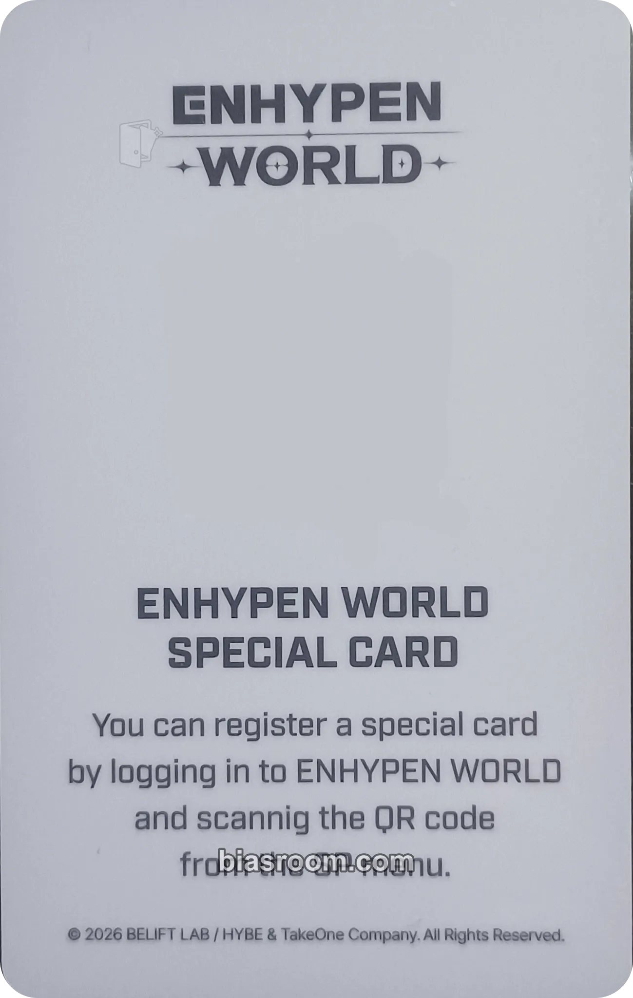 Jay Sweet Moment Version - Enhypen World Coupon Card Collection