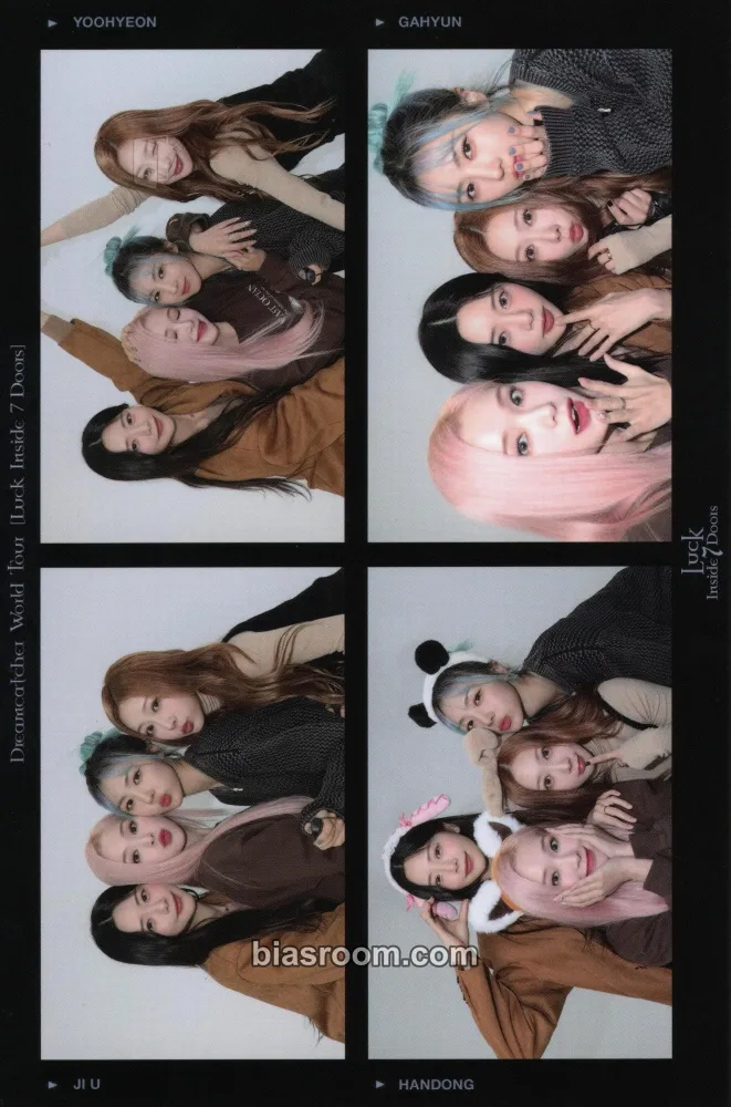 Luck Inside 7 Doors World Tour Photocard - Dreamcatcher - Dreamcatcher K-pop photocard