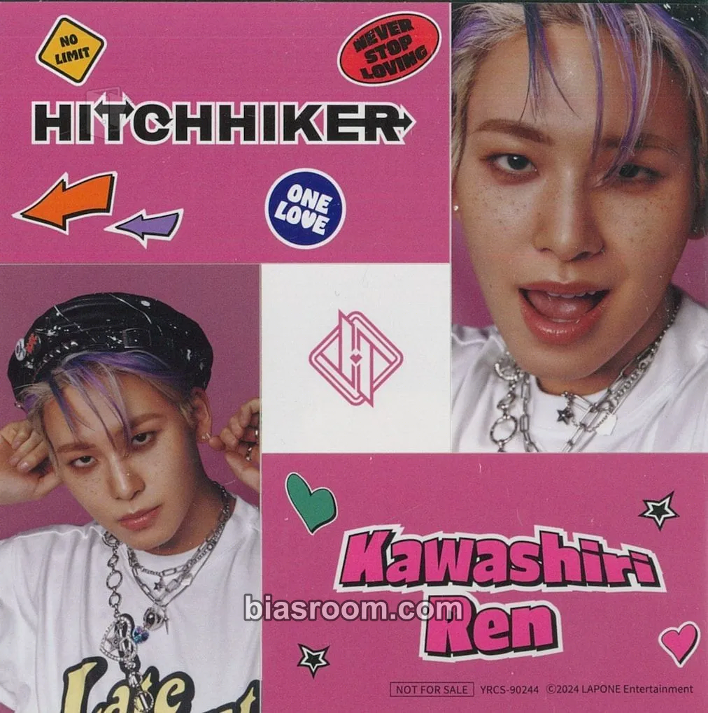 Ren Kawashiri HITCHHIKER Photocard - JO1 - JO1 K-pop photocard