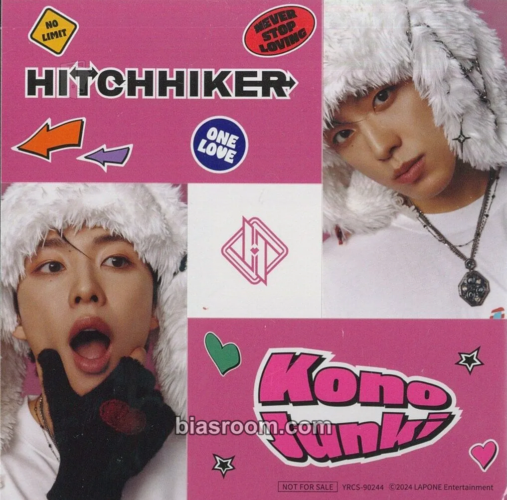 Junki Kono HITCHHIKER Photocard - JO1 - JO1 K-pop photocard