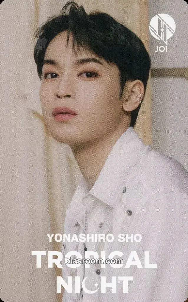 Sho Yonashiro TROPICAL NIGHT Photocard - JO1 - JO1 K-pop photocard