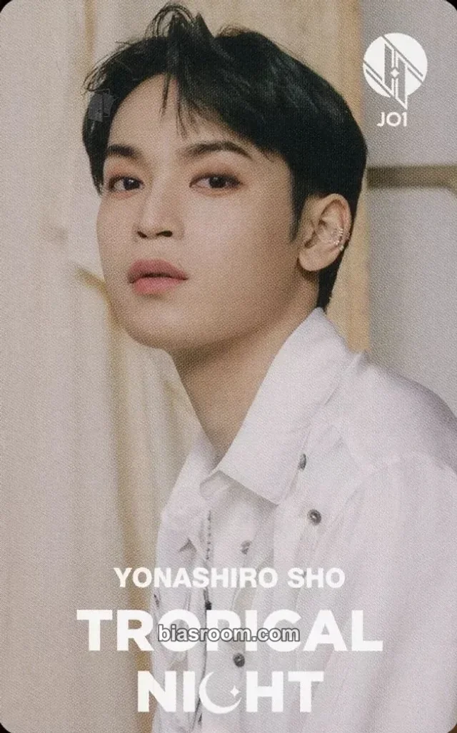 JO1 - Sho Yonashiro - TROPICAL NIGHT Album hmv coupon card