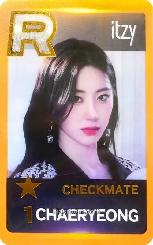 Chaeryeong ITZY The 1st World Tour 'Checkmate' Photocard - ITZY - ITZY K-pop photocard