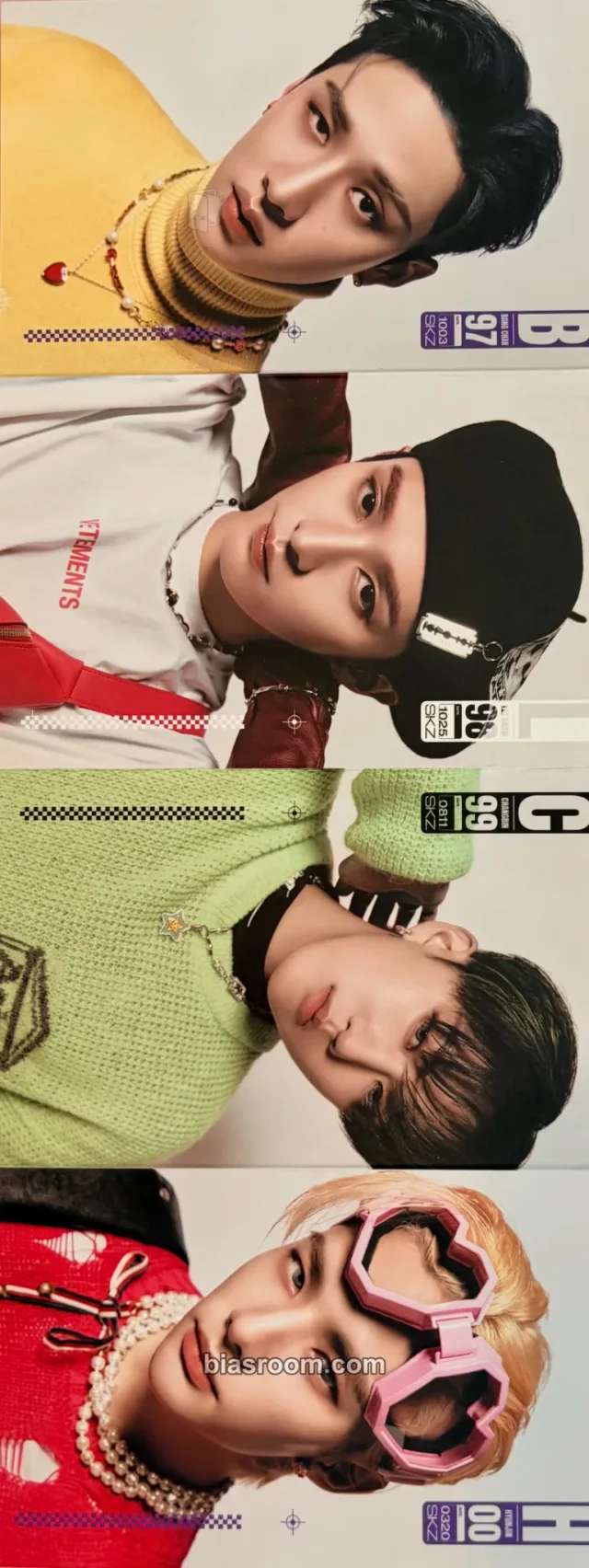 Stray Kids - Oddinary Album accordion postcard double-sided pob (pre-order benefit)