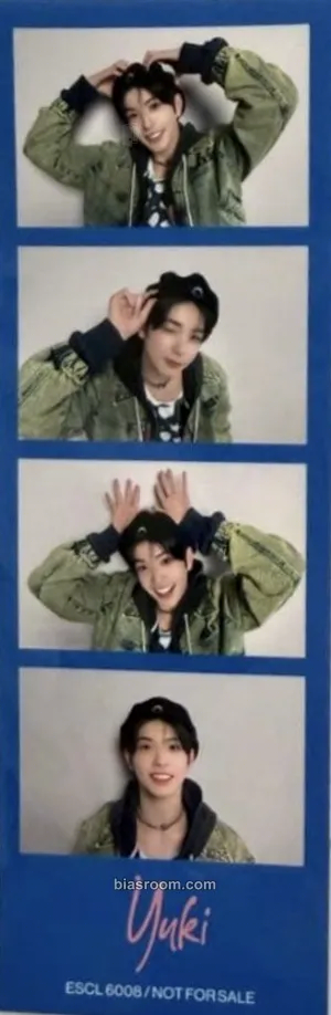 Yuki Ride the Vibe (Japanese ver.) / Keep on Moving Photocard - NEXZ - NEXZ K-pop photocard
