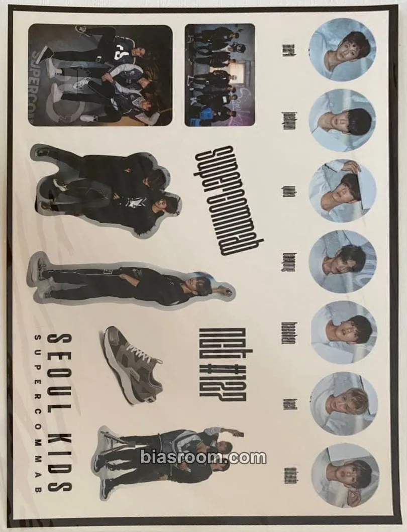 Supercomma B x nct 127 Photocard - NCT 127 - NCT 127 K-pop photocard