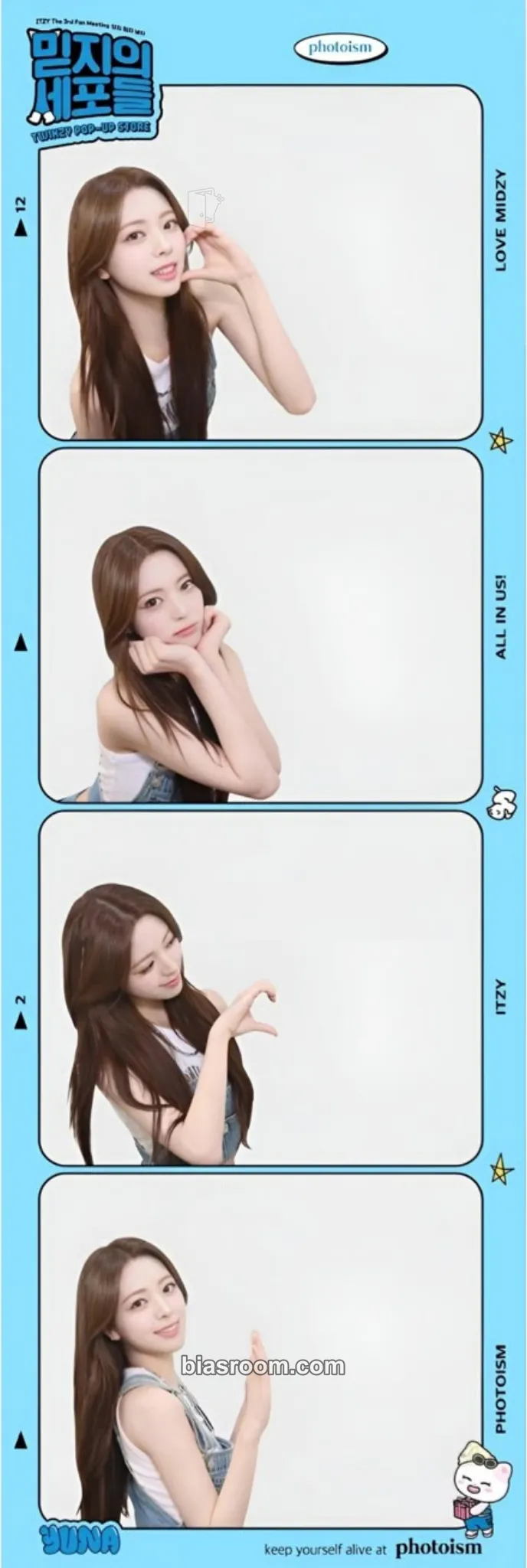 Yuna The 3rd Fan Meeting ITZY, MIDZY, Let's Fly! "Cells of Faith" Photocard - ITZY - ITZY K-pop photocard
