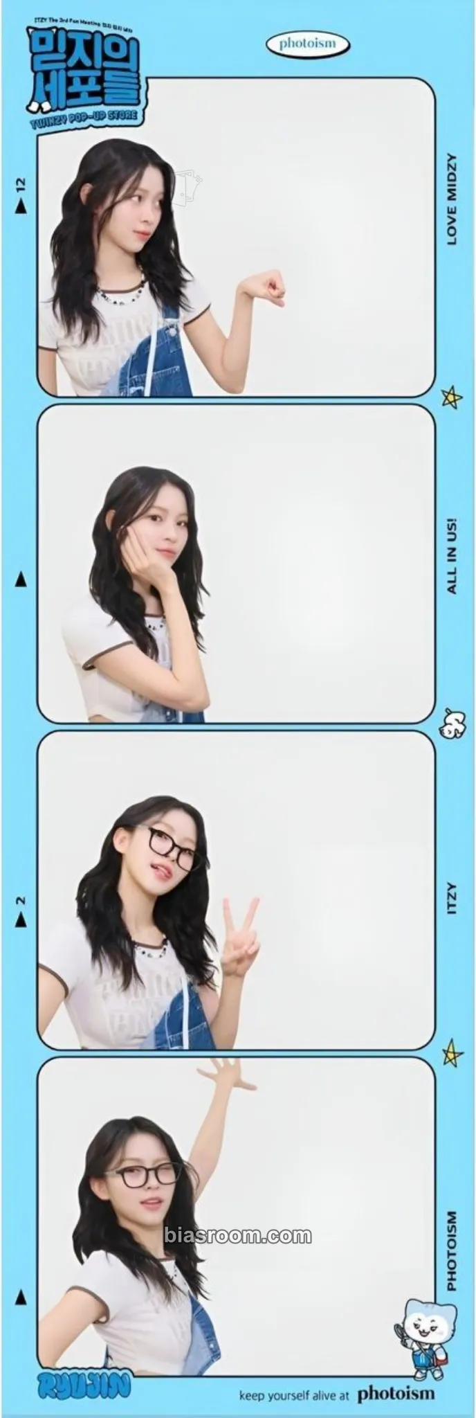 Ryujin The 3rd Fan Meeting ITZY, MIDZY, Let's Fly! "Cells of Faith" Photocard - ITZY - ITZY K-pop photocard