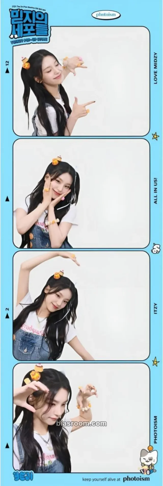 ITZY - Yeji - The 3rd Fan Meeting ITZY, MIDZY, Let's Fly! "Cells of Faith" Event photoism film strip pop-up store pop-up exclusive venue-limited