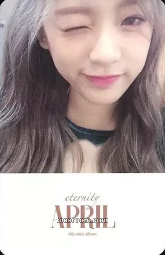 APRIL - Jinsol - Eternity Album album photocard double-sided